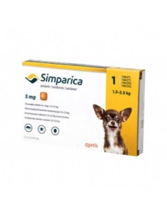 Zoetis Simparica 1,3 a 2,5...