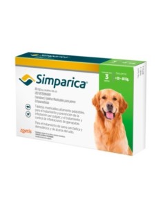 Zoetis Simparica 20-40KG 3U.