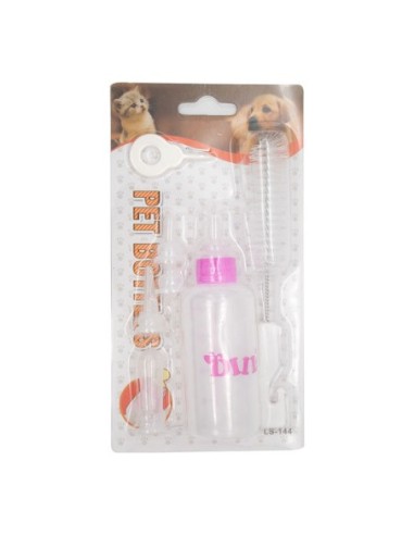 Diil Mamadera Cachorros Pequeña Rosada