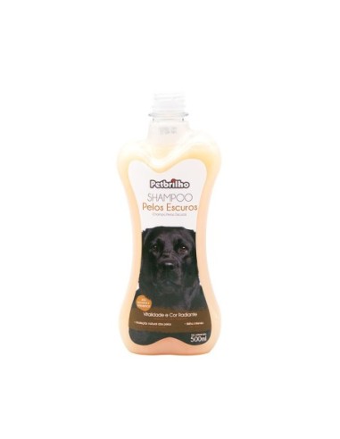 Pet brilho Shampoo Pelos Oscuros 500 ml