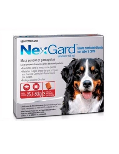 Nexgard 25,1 – 50KG 3U.