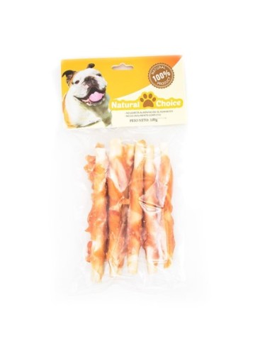 Natural Choice White Rawhide Wrapped...