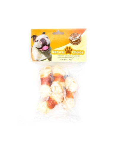 Natural Choice White Rawhide Wrapped...