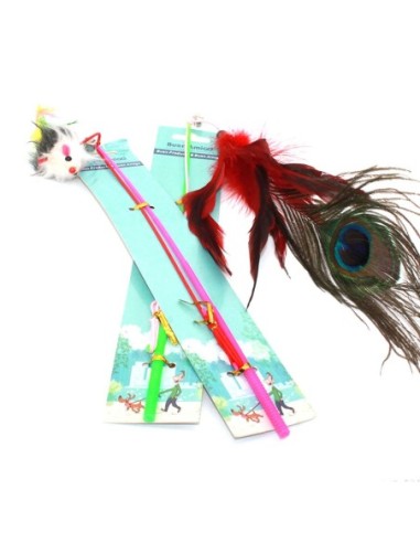 JUGUETE PLUMAS GATO